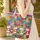 Colorful Cartoon Donkeys - Children's Storybook Gift for Kids Quilted Tote Bag - 4
