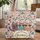 Retro Sunglasses Cats Botanical Floral Wreath - Everyday Tote Cat Lover Gift Quilted Tote Bag - 1