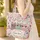 Retro Sunglasses Cats Botanical Floral Wreath - Everyday Tote Cat Lover Gift Quilted Tote Bag - 4