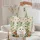 Cat Wildflowers Scrolling Floral Personalized Hoop - Everyday Gift for Cat Lover Quilted Tote Bag - 5