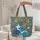 Personalized Long Tail Oval Medallion Cat - Everyday Tote Gift for Cat Lover Quilted Tote Bag - 5