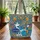 Personalized Long Tail Oval Medallion Cat - Everyday Tote Gift for Cat Lover Quilted Tote Bag - 3