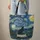 Black Cat Starry Sky Cypress Village Scroll Name - Cat Lover Everyday Lifestyle Gift Quilted Tote Bag - 6