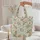 Personalized Floral Name Wreath - Rustic Country Style Gift for Her Quilted Tote Bag - 5