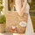 Red Fox Botanical Floral Name - Autumn Wildlife Decor Gift Quilted Tote Bag - 4