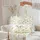 Lamb Wildflower Meadow Floral Wreath - Children's Everyday Gift Quilted Tote Bag - 5