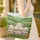 Adorable Sheep Lambs Wildflowers - Personalized Farmhouse Decor Gift Quilted Tote Bag - 4