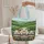 Adorable Sheep Lambs Wildflowers - Personalized Farmhouse Decor Gift Quilted Tote Bag - 5