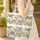 Jungle Animals Zebra Toucan Monkey Palm Tree - Personalized Wildlife Lover Gift Quilted Tote Bag - 4