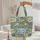 Personalized Botanical Daisies Fruits Vines - Everyday Carry Gift for Gardener Quilted Tote Bag - 5