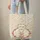 Cartoon Bunny Red Tunic Floral Wreath Ditsy Buds Leaves - Kids Birthday Gift Quilted Tote Bag - 6