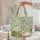 Adorable Sheep Wildflower Clover Field - Storybook Nature Lover Gift Quilted Tote Bag - 5
