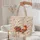 Intricate Floral Rooster Personalized Gift - Farmhouse Home Decor Quilted Tote Bag - 5