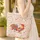 Intricate Floral Rooster Personalized Gift - Farmhouse Home Decor Quilted Tote Bag - 4