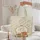 Autumn Mushrooms Leaves Branches  Hoop - Fall Season Decor Gift Quilted Tote Bag - 5