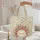 Pink Roses Green Leaves Wreath Name - Everyday Floral Botanical Gift Quilted Tote Bag - 5