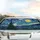 Crescent Moon Swirling Night Sky Cypress Tree Village - Home Decor Gift Car Sunshade - 5