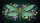 Golden Teal Dragonfly Botanical Flowers - Wildlife Lover Home Decor Gift Car Sunshade - 7