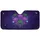 Purple Lotus Amethyst Heart Vine Gemstone Accents - Vehicle Interior Accessory Car Sunshade - 3