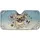 Fawn French Bulldog Pack Paw Prints Bone Shapes Star Bursts - Dog Lover Gift for Pet Owners Car Sunshade - 3