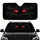 Glow Red Eyes Swirling Smoke Predatory Shapes Dark Energy - Fantasy Lover Gift Car Sunshade - 1