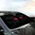 Glow Red Eyes Swirling Smoke Predatory Shapes Dark Energy - Fantasy Lover Gift Car Sunshade - 6