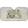 Dalmatian Puppies Steering Wheel Road Paw Prints Car Decor - Pet Lover Gift Car Sunshade - 3