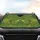Emerald Frogs Tropical Palm Monstera Foliage - Wildlife Lover Gift Car Sunshade - 4