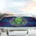 Alien Orange Eyes Spaceship Portal - Travel Accessory Gift for Sci-Fi Fan Car Sunshade - 5
