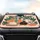 Six Domestic Cats Tropical Foliage Geometric Pineapple - Home Decor Gift for Cat Lovers Car Sunshade - 4