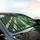 Mystical Forest Clearing Sunbeams Green Tree Foliage - Everyday Travel Gift Car Sunshade - 6