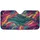 Majestic Whale Serene Sea Turtle Swirling Gold Lines - Ocean Life Lover Gift Car Sunshade - 3