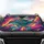 Majestic Whale Serene Sea Turtle Swirling Gold Lines - Ocean Life Lover Gift Car Sunshade - 4