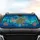 Intricate Sea Turtle Coral Kelp - Ocean Life Decor Gift for Wildlife Lover Car Sunshade - 4