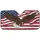 Bald Eagle American Flag Majestic Flight - Independence Day Gift for Proud Americans Car Sunshade - 3