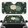 Rich Opulent Creamy Peony Bluish Green Floral Tapestry Car Sunshade - 1