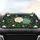 Rich Opulent Creamy Peony Bluish Green Floral Tapestry Car Sunshade - 4