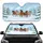 Galloping Horses Snow Forest Mountains - Wildlife Lover Gift Car Sunshade - 1