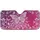 White Butterfly Lace Wings Small Butterflies Purple Pink Floral Scrollwork - Home Decor Gift Car Sunshade - 3