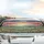 Wildflower Meadow Cherry Blossom Mountains Dusk Sunset - Nature Lover Gift Car Sunshade - 5