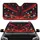 Fierce Winged Dragon-Horse Skulls Crimson Aura - Dark Fantasy Lover Gift Car Sunshade - 1