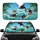 Orcas Palm Fronds Hibiscus Tropical Seascape - Wildlife Lover Gift Car Sunshade - 1