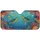 Two Sea Turtles Tropical Fish Jellyfish Coral Reef - Ocean Lover Gift for Marine Life Enthusiasts Car Sunshade - 3