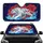 Roaring White Tiger Crimson Smoke Cerulean Clouds Cosmic Stars - Wildlife Lover Gift Car Sunshade - 1
