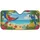 Red Macaw Blue Macaw Tropical Beach - Travel Essentials Wildlife Lover Gift Car Sunshade - 3
