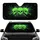 Glowing Neon Skulls Ethereal Mist Bone - Horror Lover Gift Car Sunshade - 1