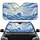 White Dove Faith Hope Ocean Sky - Peaceful Radiant Inspirational Gift Car Sunshade - 1