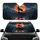 Wolf Silhouette Fiery Orange Moon - Wildlife Lover Home Decor Gift Car Sunshade - 1