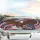USA Bald Eagle Waving American Flag Patriotic Celebration Gift for Veterans Car Sunshade - 5