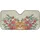 Orange Tabby Cat Floral Roses Berries - Cat Lover Home Decor Gift Car Sunshade - 3